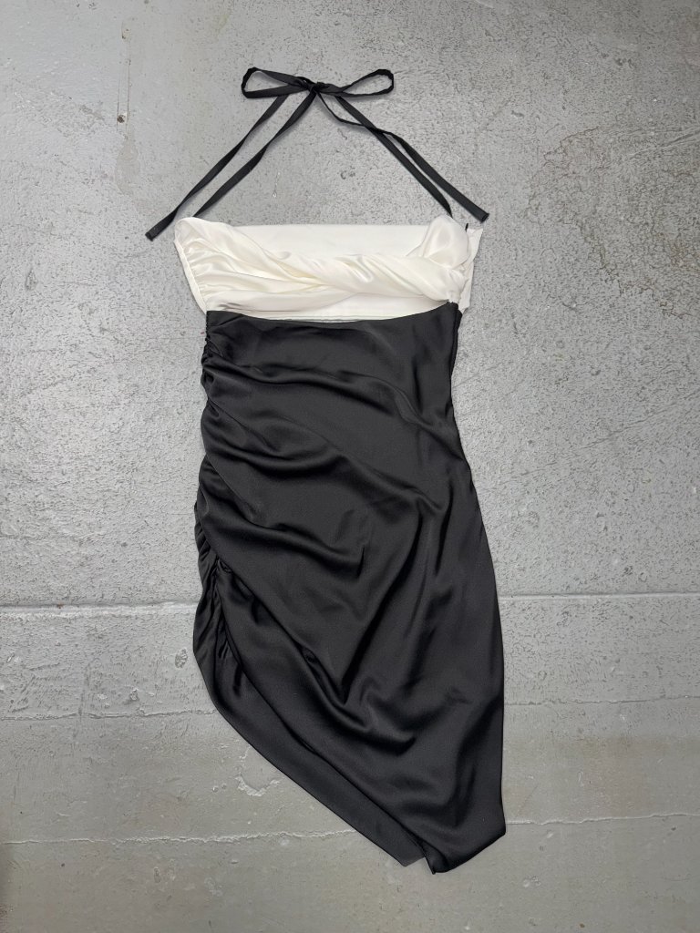 Cup Of Stars White And Black Regina Mini Dress — image 2 of 2